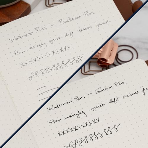 Dayspring Pens Waterman Expert Fountain & Ballpoint Pen Set - Black Lacquer with Gold Trim - Custom Engraved Gift - Thumbnail 6