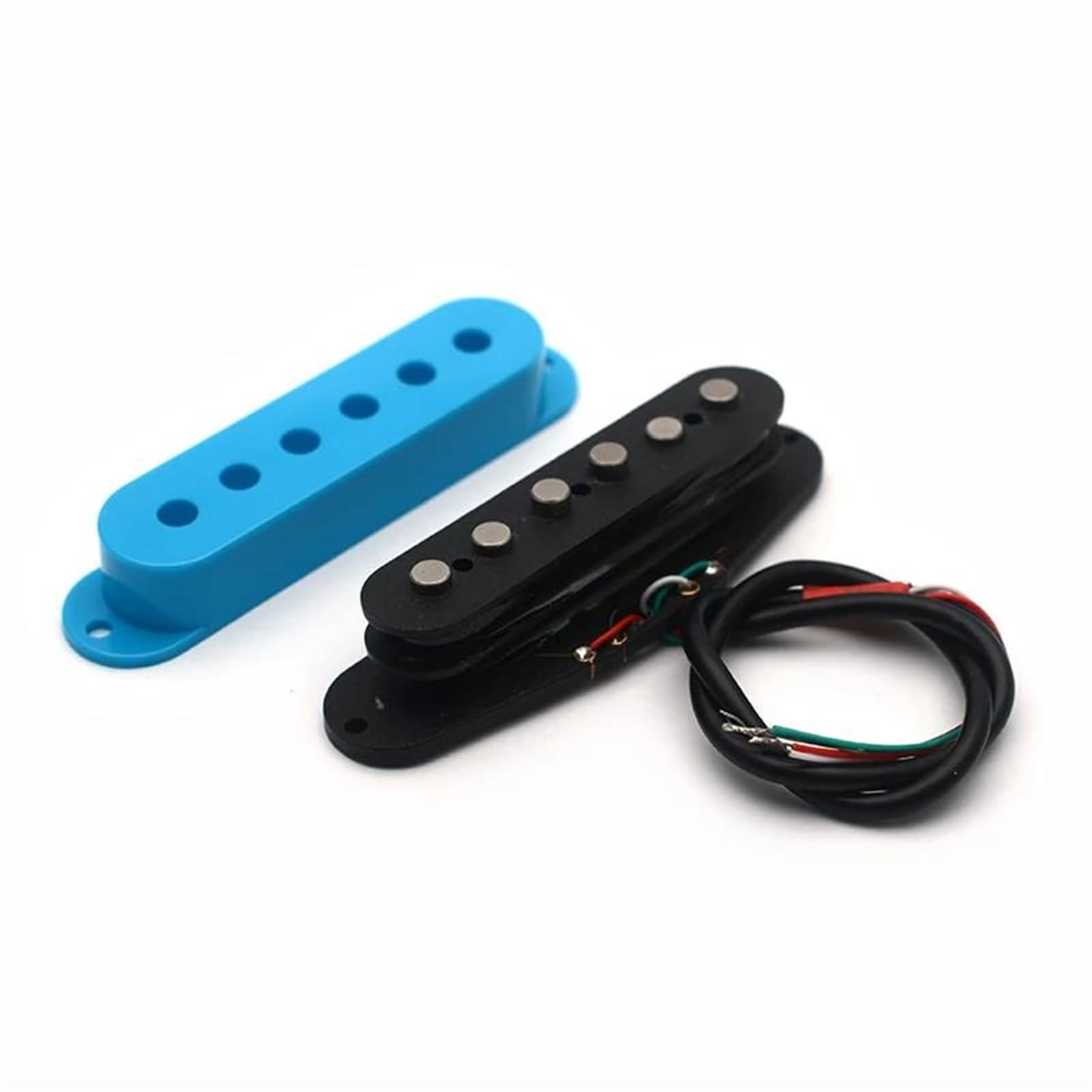 Ricambi Per Pickup Di Chitarra Elettrica Pickup Per Chitarra Elettrica Mini Humbucker | Keramische Hot Dual Rails Mini Rail Humbucker Elektrische Gitaar Pickup 6 K/9 K/13 K(Sky Blue)
