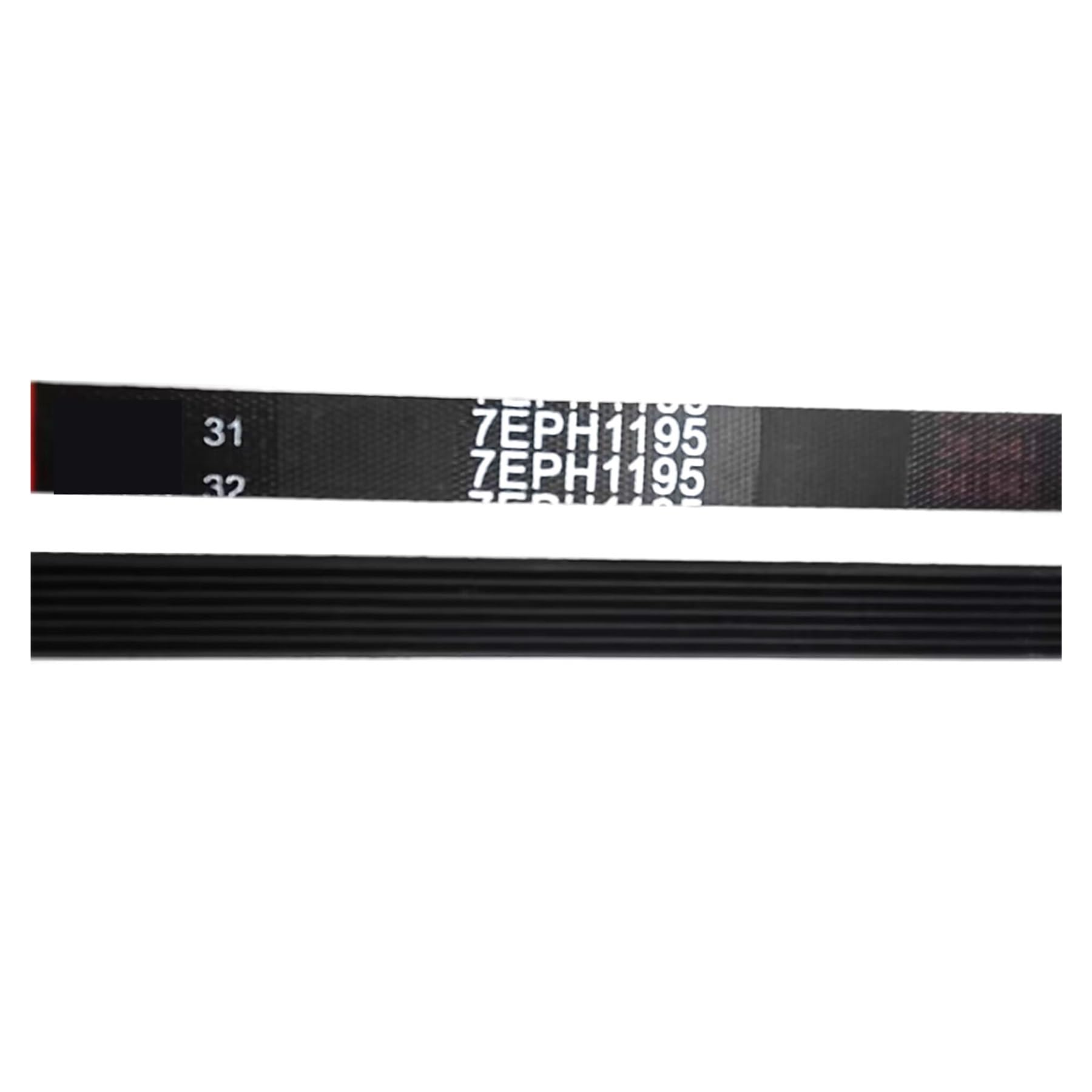 Courroie D'entraînement For Machine De Nettoyage De Courroie De Sèche-linge 7EPH1195, Compatible Avec Indesit, 1195H7EL C00089652, Pièces De Rechange For Sèche-linge 1195 PHE(7EPH1195-2pcs)