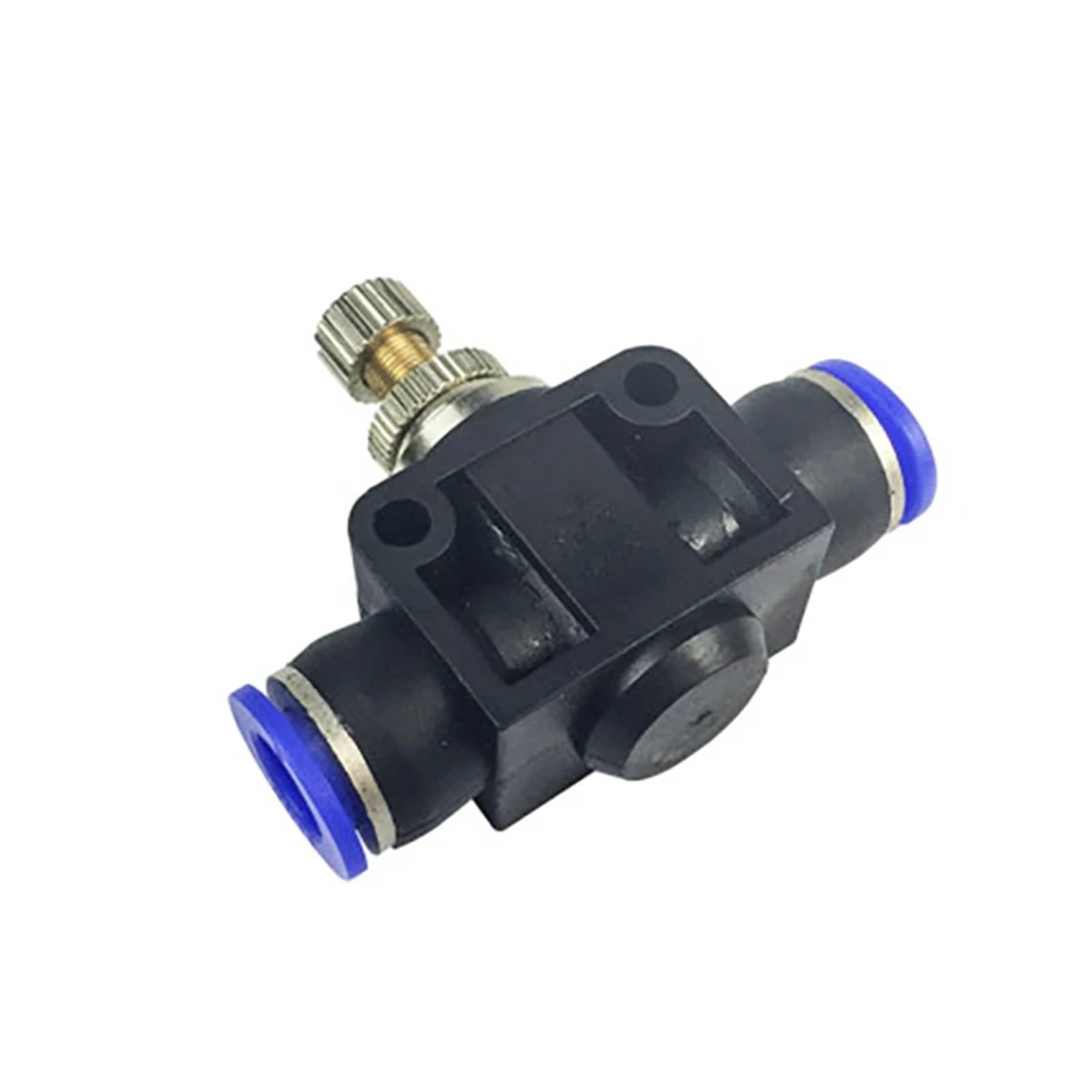 Quick Connector Pressure Regulator Pipe Throttle Valve Compressor LSA4/LSA6/LSA8/LSA10/12 Pneumatic Fittings 10Pcs(LSA8)
