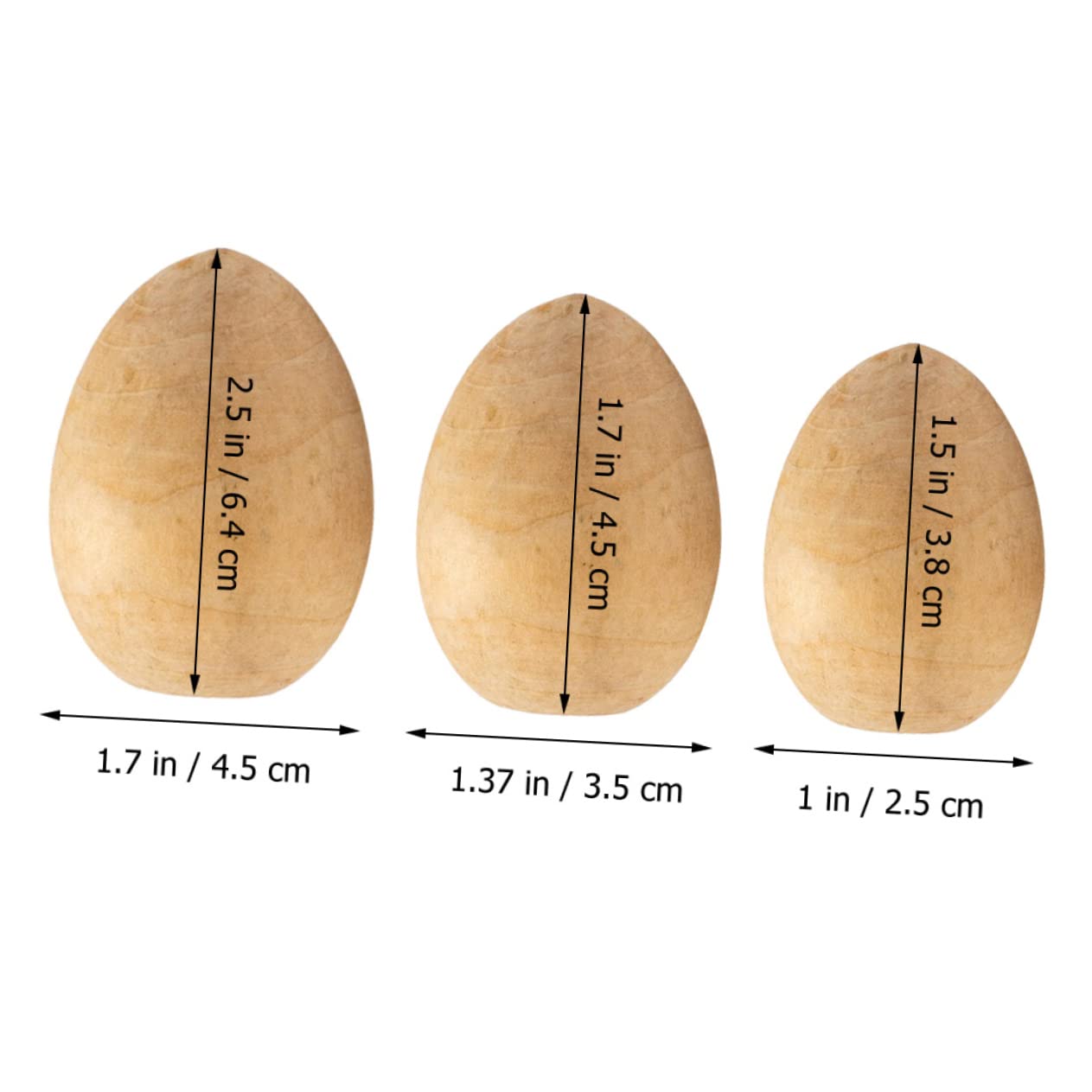 Angoily 30stücke Holzeier Zum Bemalen Unbemalte Holzornamente Für Ostereierdeko Diy Bastelmaterialien Osterbastelset Für Junge Mädchen Und Erwachsene