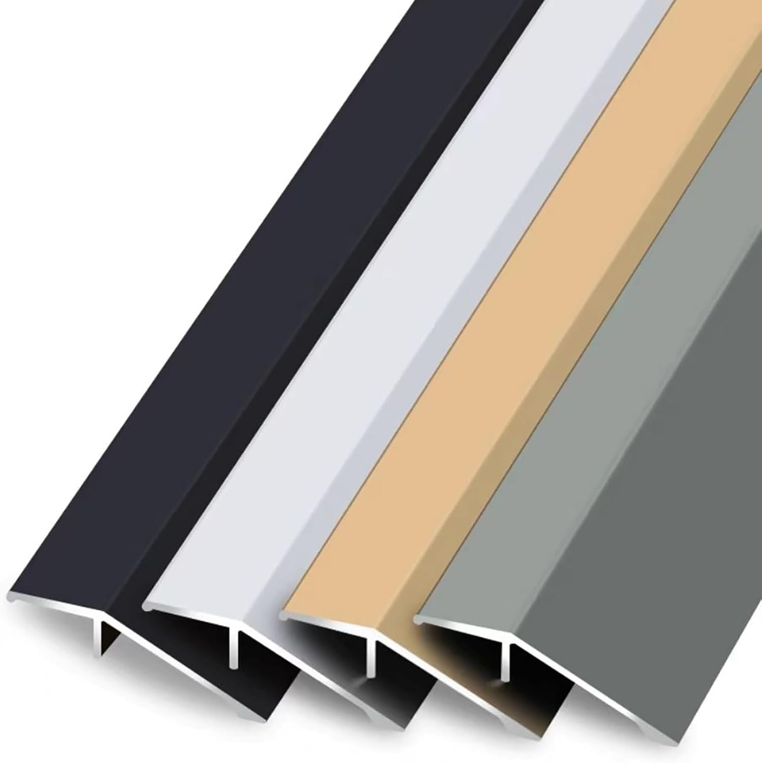 Aluminum Floor Transition Strip, 3.5cm Wide, Smooth Transition, AntiStumbling, Door/Carpet/Tile To Tile Transition Board Bar