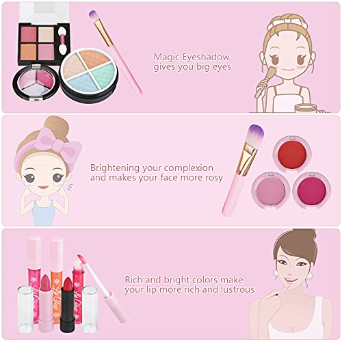 AstarX Trucchi Bambina Set 23 Pezzi Lavabili