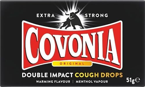 Image of Covonia Double Impact Cough Drops Original Flavor, Menthol Vapour, 51g