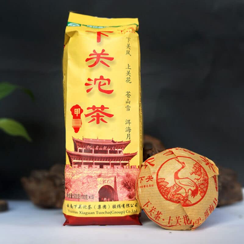 Gealterter Shen Pu Erh Tee 100g Tuo Cha 2013 Xia Guan Roh-Puer Yunnan Tuocha (100g*5)