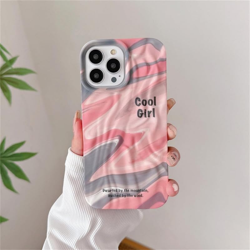 Image of COVERLY for iPhone 15 Plus 3D Luxury Rainbow Cool Girl Phone Case,Premium Texture Trendy Retro Cute Multi Color Artistic Cool Design -Aesthetic Shades Princess Cover for Apple iPhone 15 Plus
