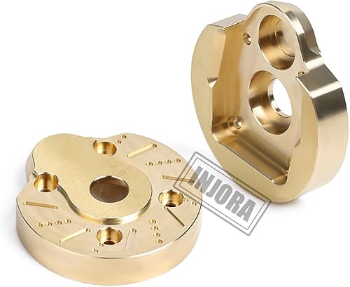 Miniatura 2 de INJORA AXI03007 - Tapa de dirección para nudillos de latón para 110 RC Crawler AXAIL SCX10 III AXI03007 y Capra 1.9 UTB AXI03004, 2 unidades (juego
