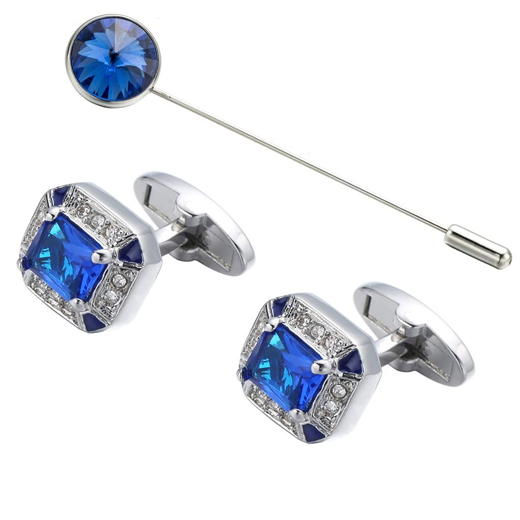 Lanzamiento de camisa para hombre con gemelos con incrustaciones de diamantes, gemelos para traje de cristal, camisas de vestir, gemelos para ropa de negocios