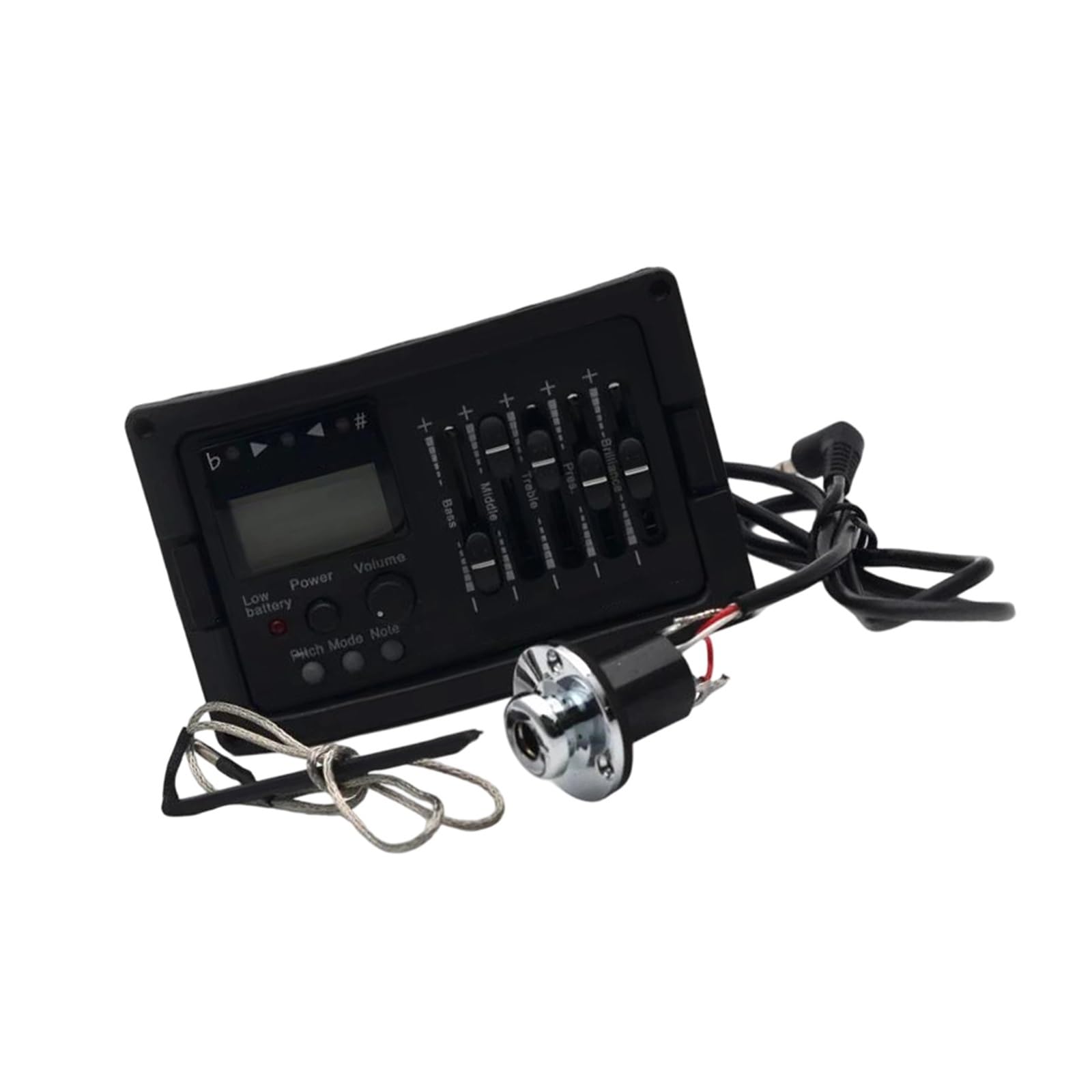 Pickup Per Chitarra Acustica Equalizzatore A 5 Bande Per Chitarra Acustica Classica Preamplificatore Pickup Piezoelettrici(3/4)