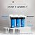 Aquaboon 10” x 4.5” 3-Stage Whole House Water Filter System (1"Port)+ Bracket+Pleated Sediment and Carbon 5 Micron | Certified According to NSF