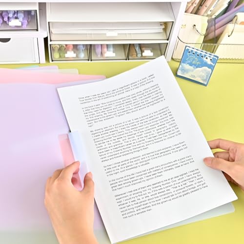 Couverture de rapport A4 sans perforation avec clip rotatif pour dossier de présentation - 6