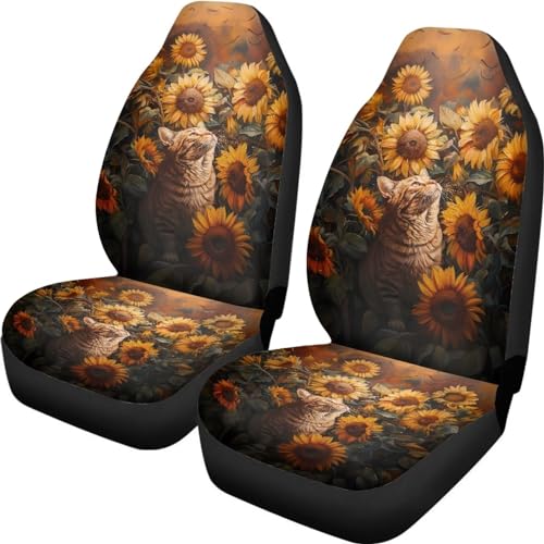 Housse de siège de voiture chat lavable pour stopper les taches et l'usure de votre auto
