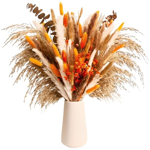 Ramo de flores secas decorativo de 17.5 in multicolor