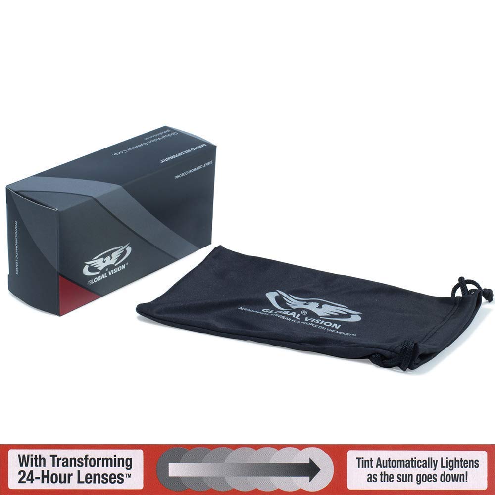 MotoFrames Kickback PHOTOCHROMIC - Occhiali da sole da moto con lenti regolabili e imbottitura in schiuma EVA