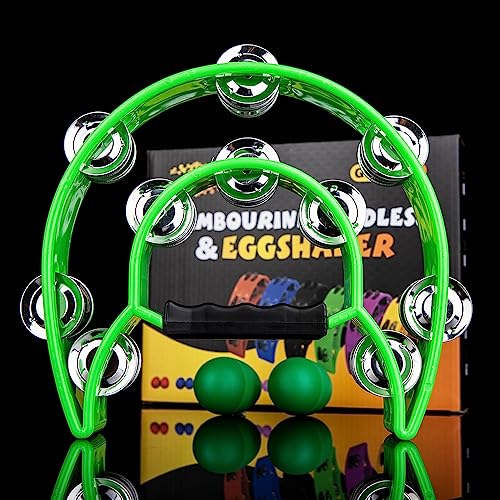 image for GLORY ESTD. 1962 Glory Double Row Tambourine, Half Moon Double Row Met