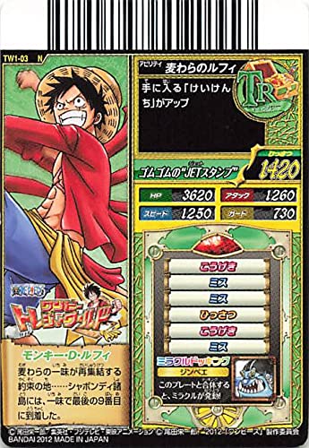 Amazon.co.jp: ワンピートレジャーワールド N モンキー・D・ルフィ TW1
