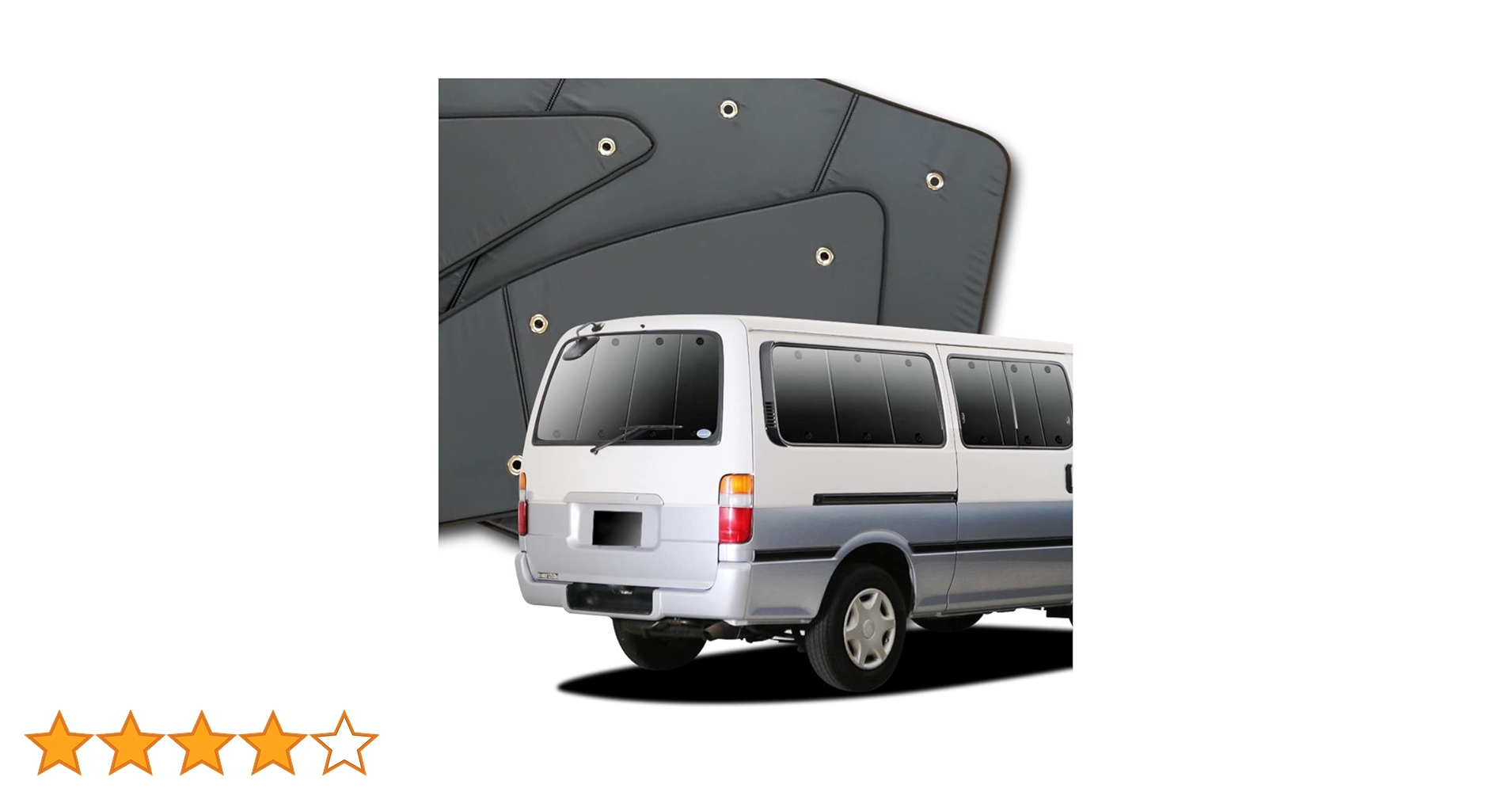 100系ハイエースバン　S-GL　サンシェード　リア5枚 100系ハイエースバン S-GL サンシェード リア5枚 100系