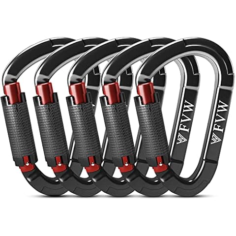 FVW Auto Locking Rock Climbing Carabiner Clips Cover