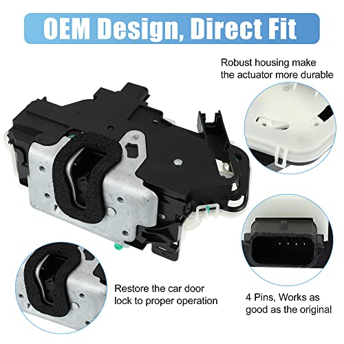 Image of X AUTOHAUX Front Left Side Door Lock Actuator Motor for Ford F-150 2009-2014 9L3Z-5421813-A