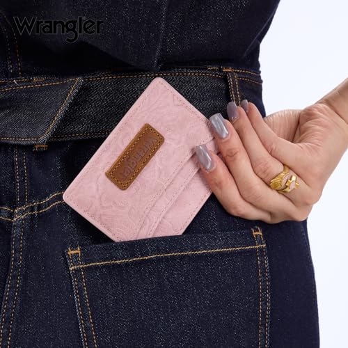 Image of Montana West X Wrangler Credit Card Holder for Women Rfid Blocking Ultra Slim Credit Card Wallet Gift for Girls Ladies Female