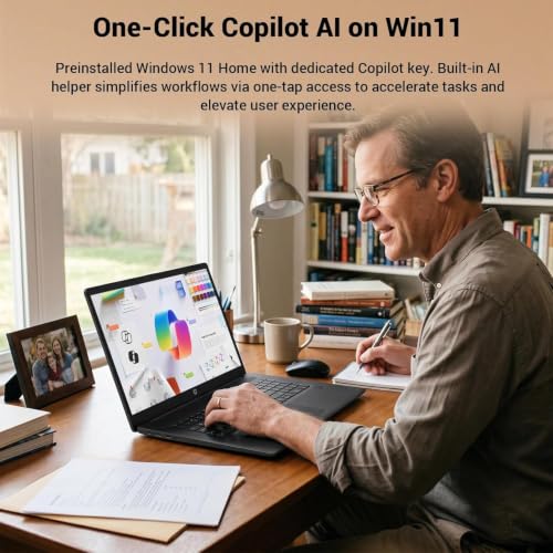 Image of HP 17.3 inch Business Laptop, Intel Core 5 120U (Up to 5.0 GHz, 10-Core), 16GB RAM, 256GB SSD, Wi-Fi 6, Windows 11 with Office 365 for The Web, Large Screen, 2026 Edition