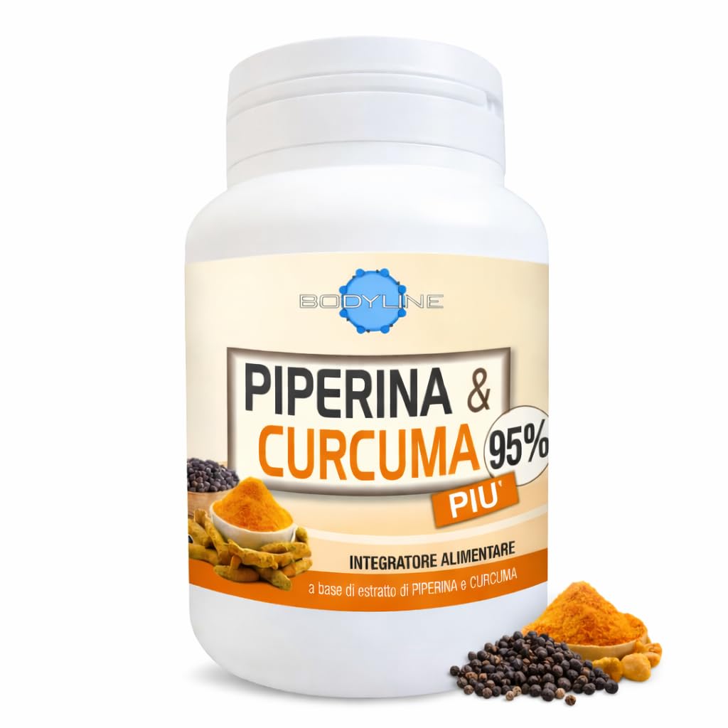 Curcuma con Piperina - Notte - Integratore 800mg – Metabolismo e Dimagrimento, Brucia Grassi Naturale, Detox Fegato, Digestione e Anti Gonfiore – Antinfiammatorio, Alta Biodisponibilità, 60 Capsule