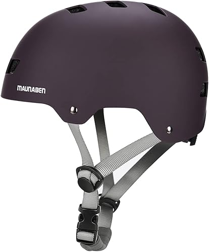 MAUNABEN Skate-Skateboard-Bike Casco para Adultos Jóvenes
