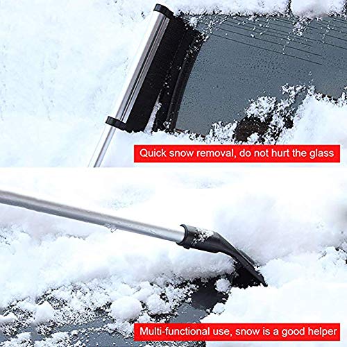 Spazzola Neve con Raschietto per Ghiaccio, 2 in 1