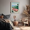Pink Cadillac Dream Retro Framed Wall Art Print A3 (42×29.7cm) Black, Wall Decor for Living Room, Bedroom, Office & Home, Ready to Hang, Art Gift #3