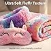 Unicorn Gifts for Girls, Glow in The Dark Blanket, Night Light Kit, Magical Unicorn Toys for Kids, Soft Blanket for Girls Ages 3 4 5 6 7 8 Years Old.