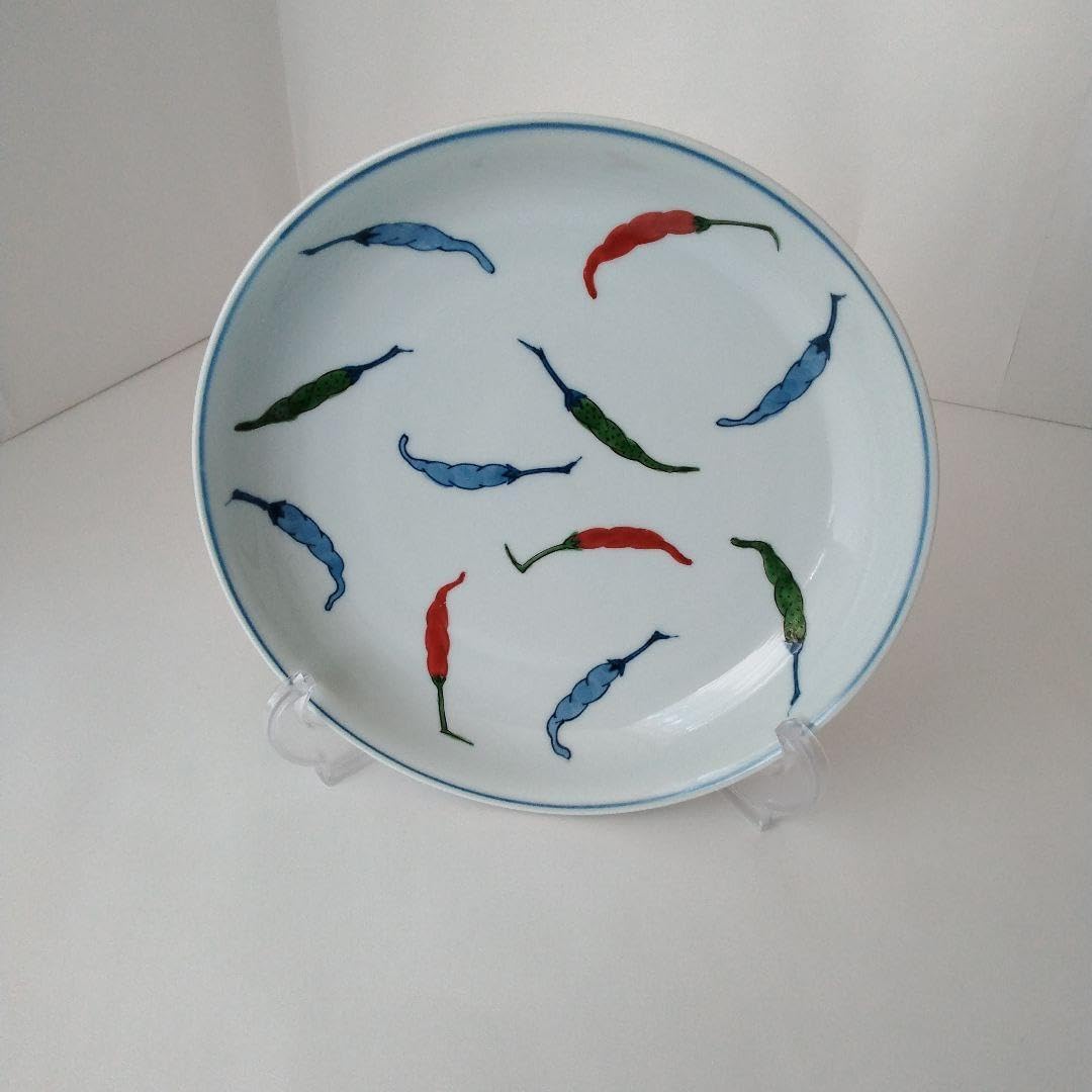 有田焼 源右衛門 唐辛子絵皿 5枚セット 有田焼 源右衛門 唐辛子絵皿 5枚セット