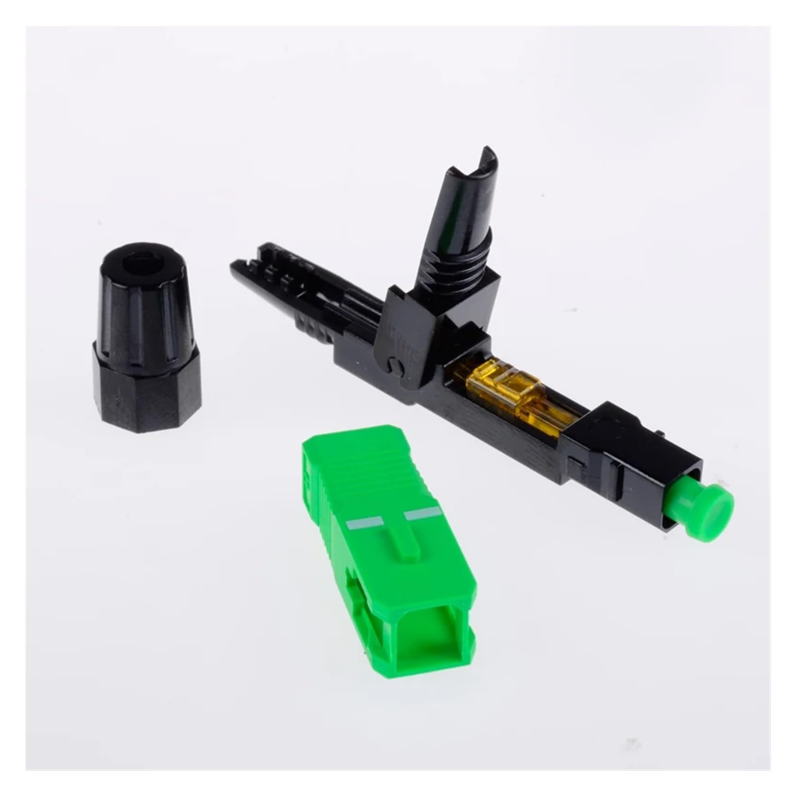 Épisseur de Fibre Optique SC 100PCS/boîte APC Fibre Optique Monomode Rapide FTTH