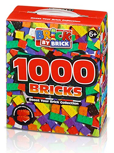 Brick By Brick 1000 bunte Spielzeugbausteine kompatibel mit anderen führenden Marken