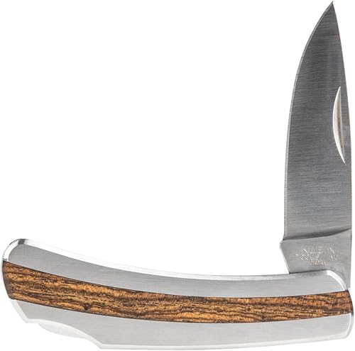 Miniatura 2 de Klein Tools 44034 Navaja de bolsillo con mango de inserción de palisandro, hoja de acero inoxidable de 2-5/8 pulgadas