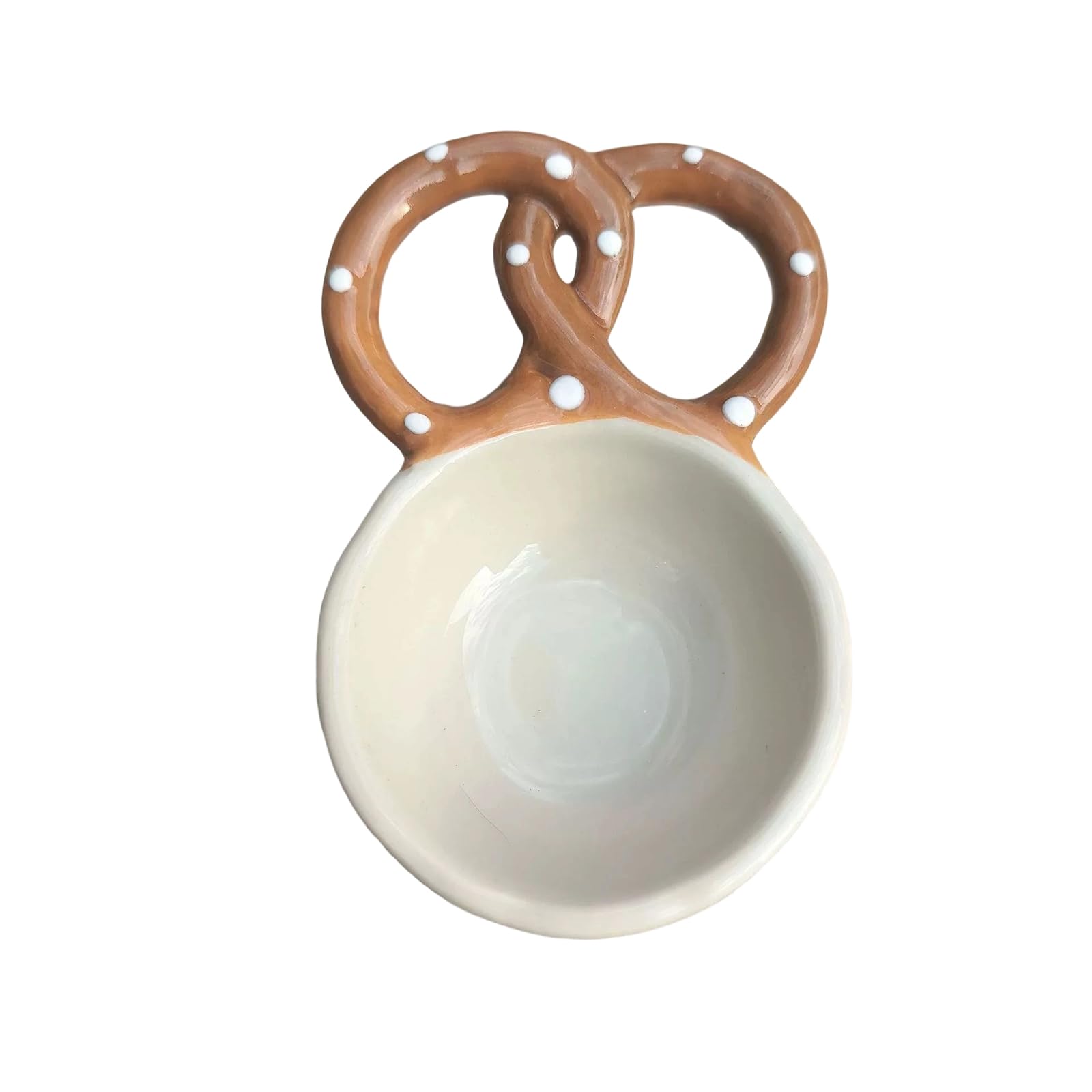 MALSSE Smooth Ceramic Serving Plate Easy to for Appetizers Bread Food Seasoning Outdoor Bread Plate