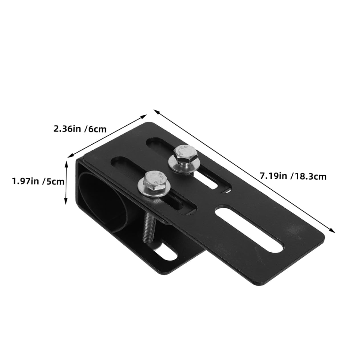 Ciieeo 1 paio Supporti per Barra Luminosa LED Carbonio per Portapacchi Suv Installazione Facile e Sicura Accessori per Veicoli Compatibili con Roof Racks
