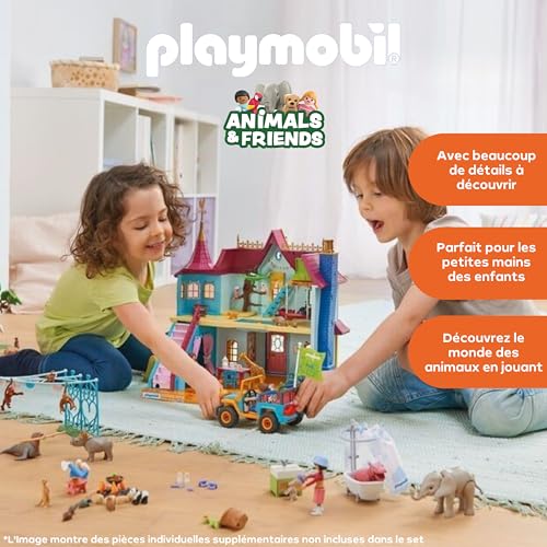 Playmobil Animaux et amis 71855 Fête d'anniversaire dans le jardin - vue 4