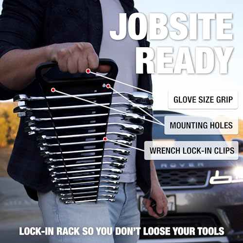 Jaeger 16pc MM/Metric Reversible Ratcheting Combination