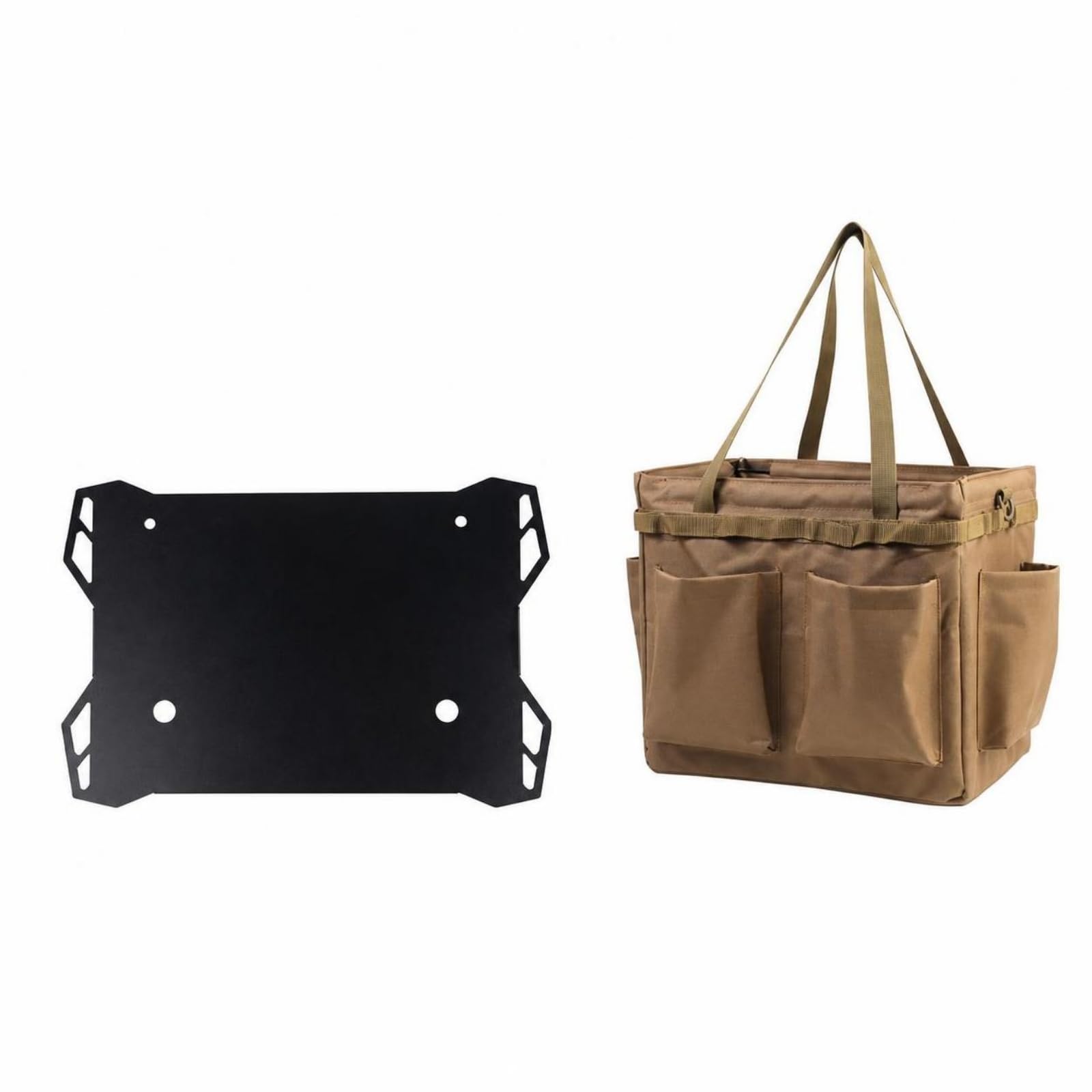 Perfeclan Bolsa Unsilios Cocina Resisn | Diseño Portátil y Ligero, Bolsa Almacenamiento para Camping con Asa, Picnic, Campistas,