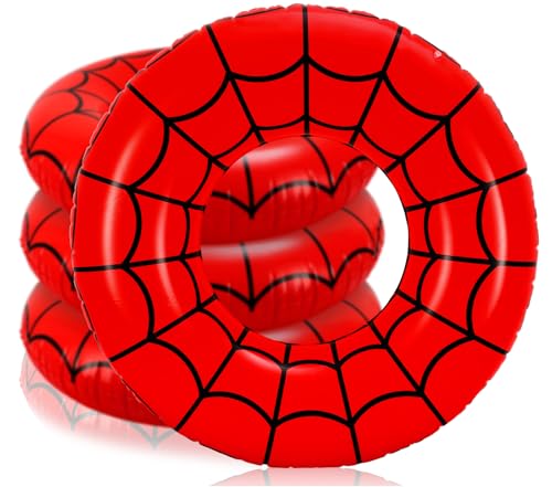 Whaline 3Pcs Spider Web Inflatable Pool Floats Swim...