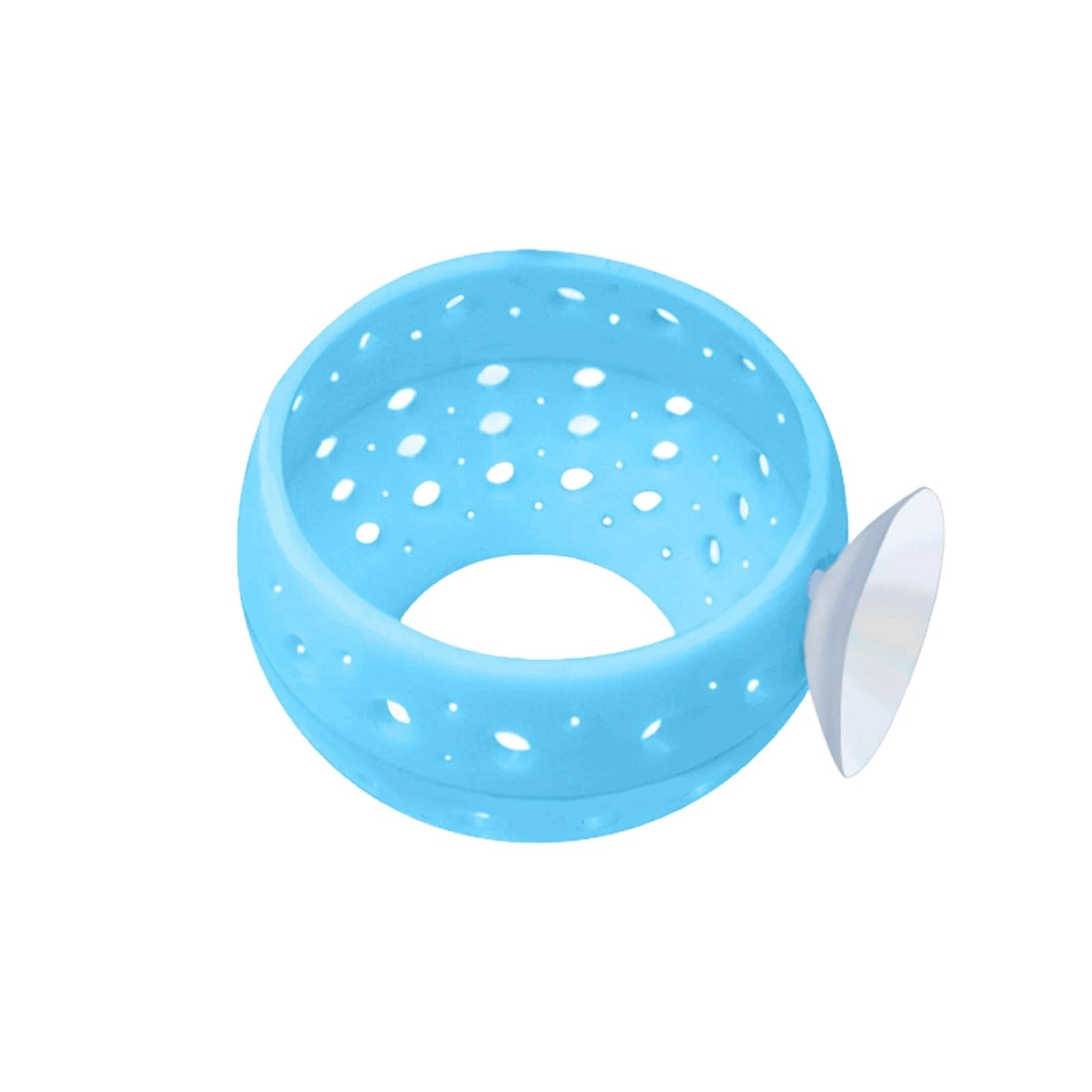 QuxetlRyz Aquarium Tunnel Decoration Betta Bulb Hide Tunnel Aquarium Fish Hideout with Suction Cup Shrimp Cave Decor Guppy Hiding Resting Supplies(Blue)