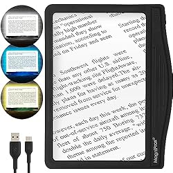 magnifying LED reader