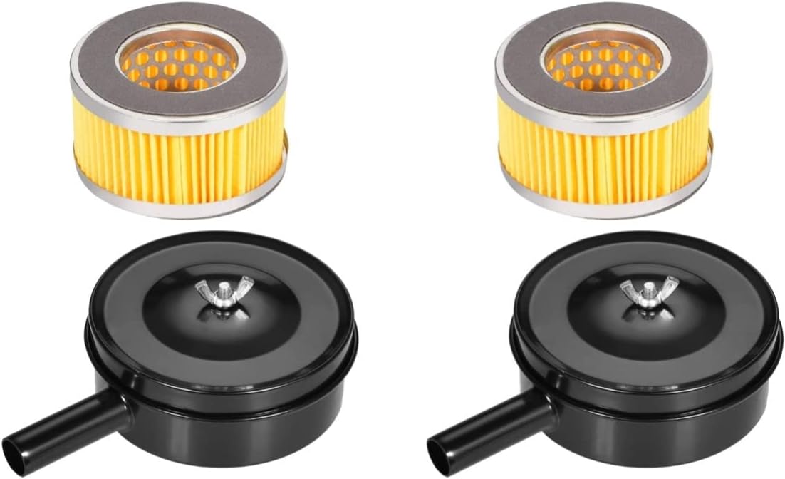 4 Pcs Compressor Intake Compressor Muffler Compressor Metal