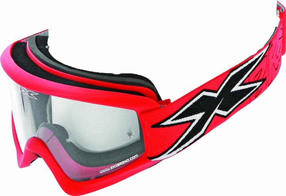 EKS BrandUnisex-Adult GOX Flat Out MX Motorcross Goggles Medium red 067-10310
