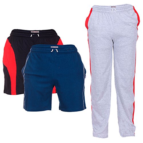 Buy TeesTadka Combo Offers for Men In TrackPants and Shorts Combo Pack