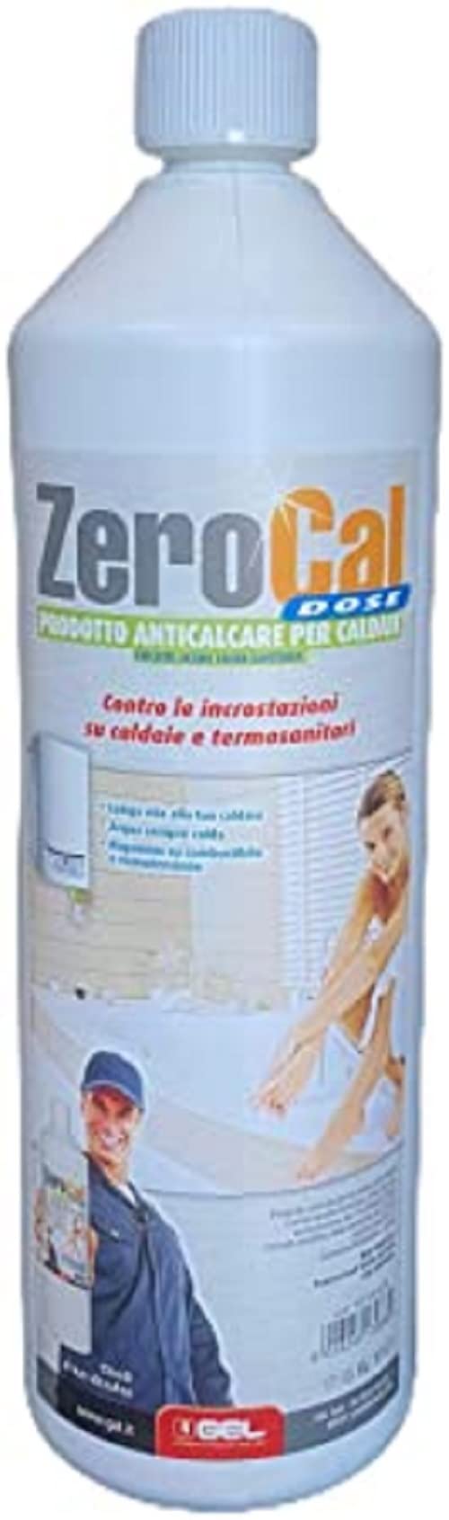 ZEROCAL DOSE FLACONE DA 1 LT PER DOSATORI GEL PER 1 ANNO DI AUTONOMIA (PEZZI 2)