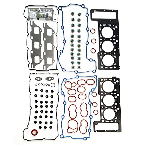 Image of Partsflow MLS Engine Cylinder Head Gasket Set Compatible With Chrysler 300 2005-2010,Concorde 2002-2004,Sebring, Dodge Avenger 2008-2009, Intrepid 2001-2004 Vin inchU inch inchT inch inchR inch 2.7L