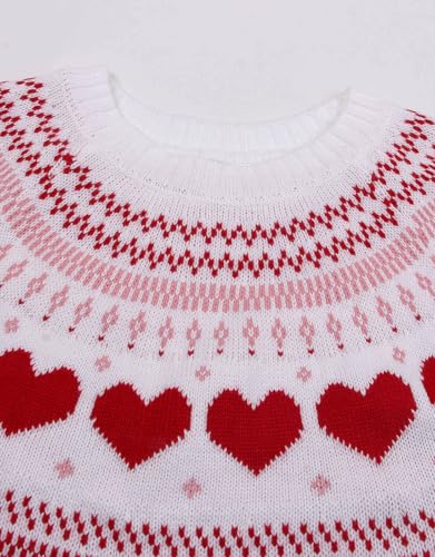 Image of Women's Vintage Fair Isle Pullover Sweater Lightweight Knit Tops