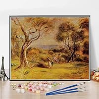 絵画『油絵』 Amazon | 油絵数字キットによる絵画塗り絵大人手塗りセーヌ川の