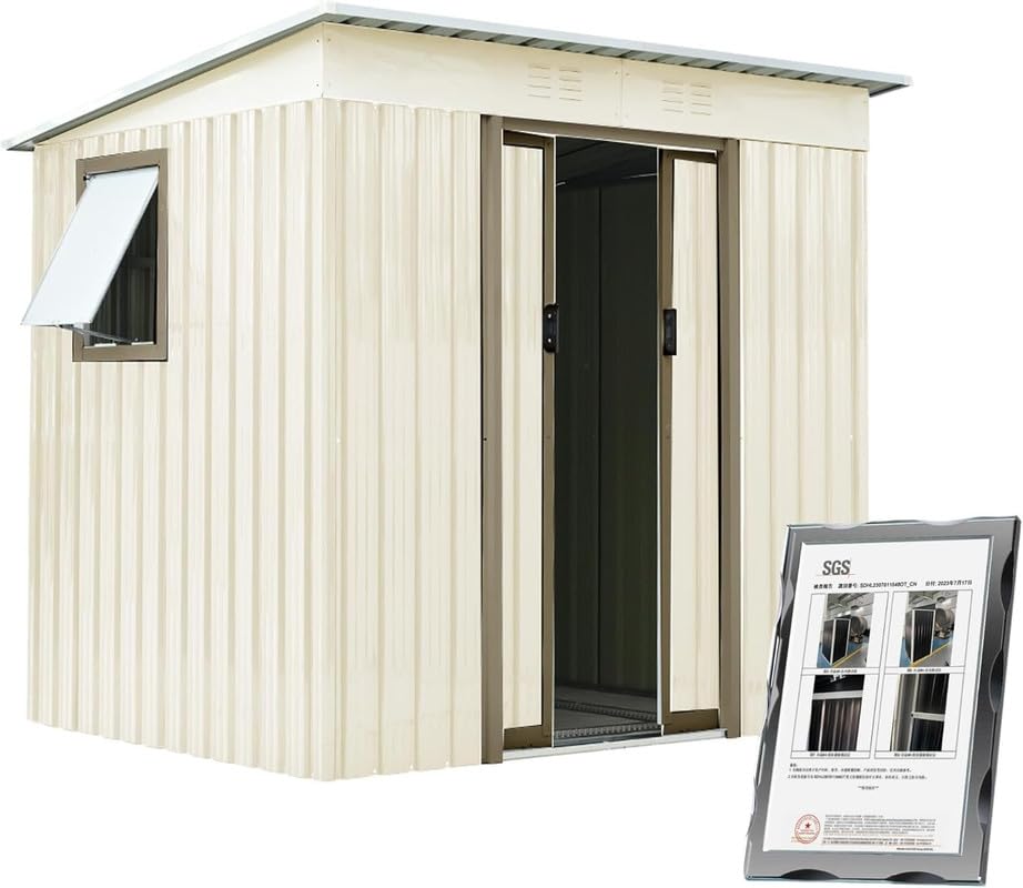 Amazon | BTYJLEBE プレハブ小屋 【SGS防積雪認証】物置屋外 大型